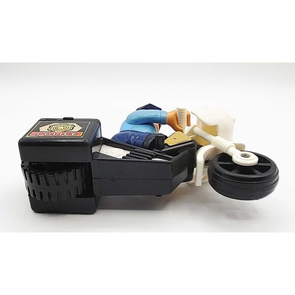 Vintage 1981, Fisher Price Husky Helicopter Police Car & Motorcycle/ 1 Cop - Picture 15 of 15